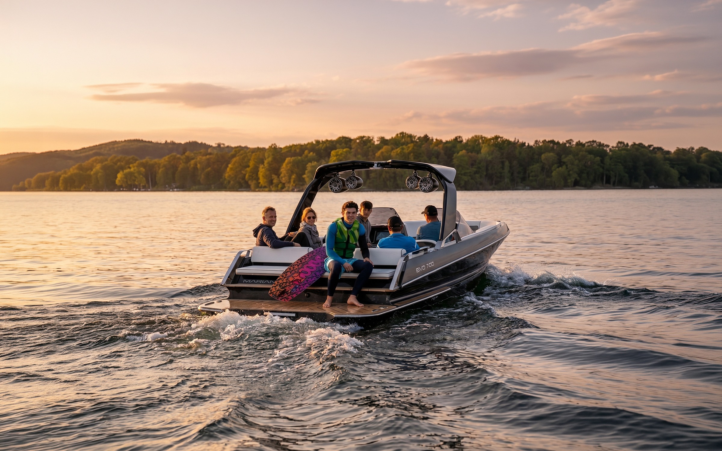 EVO 700 im Sonnenuntergang